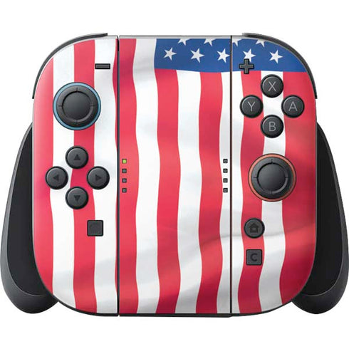 USA Flag Nintendo Switch 2 (2025) Joy-Con Controller Skin